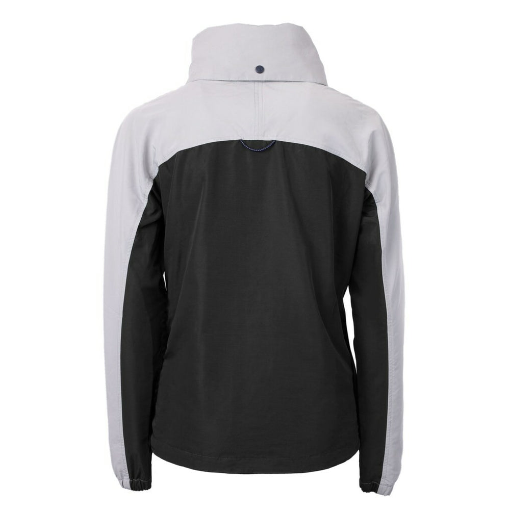 Buffalo Bills Cutter & Buck Women's Charter Eco Recycled Half-Zip Hoodie Anorak Jacket Black - NFL