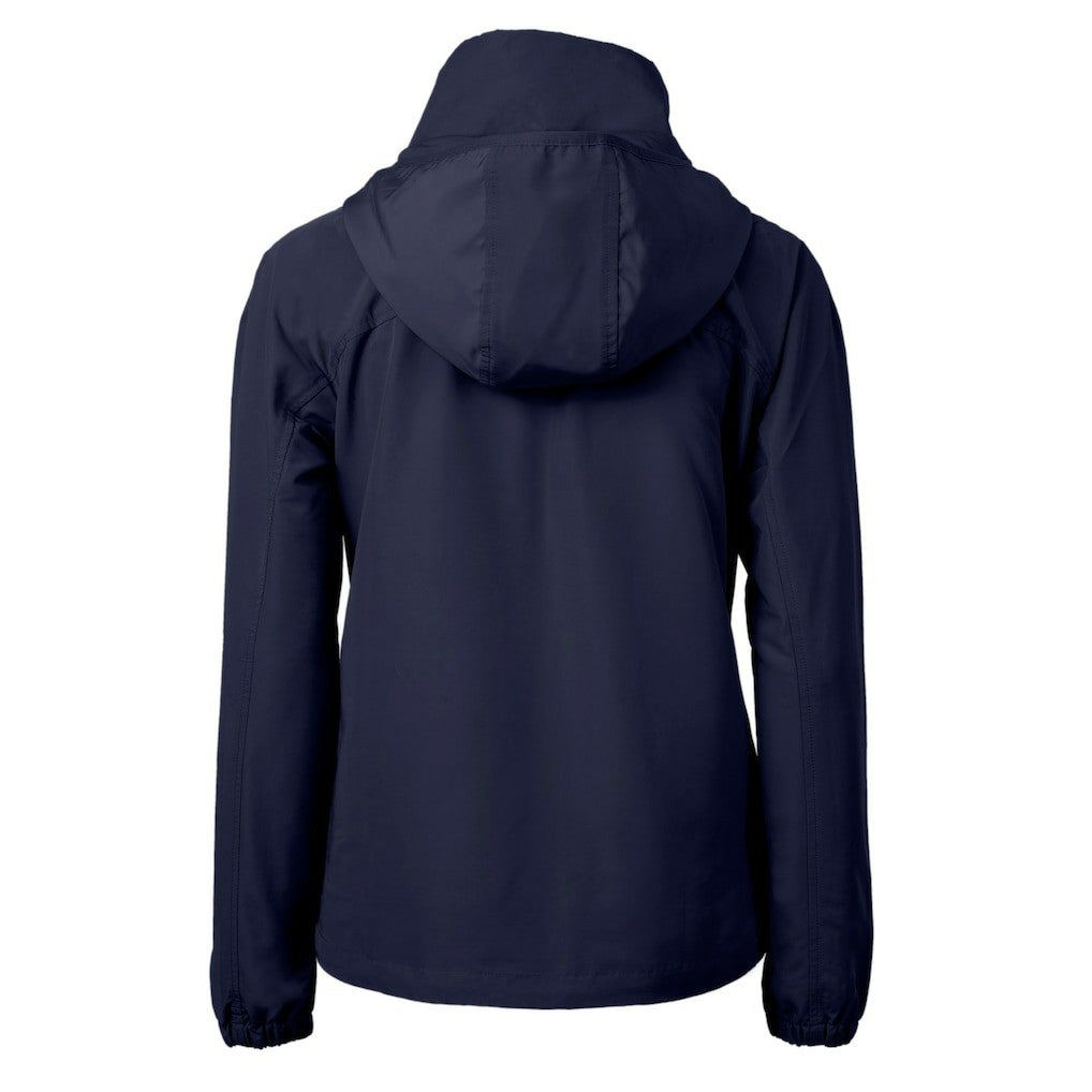 Chicago Bears Cutter & Buck Women's Charter Eco Recycled Half-Zip Hoodie Anorak Jacket Navy - NFL