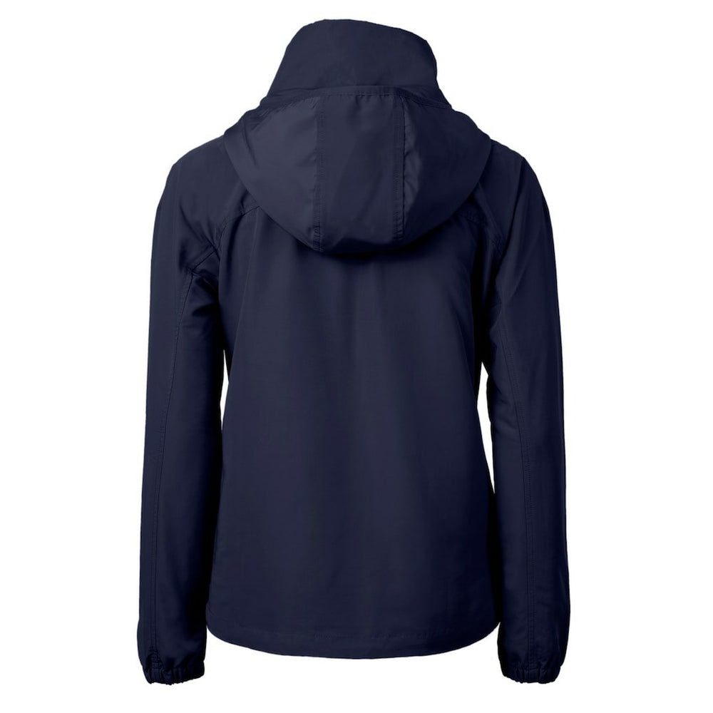 Chicago Bears Cutter & Buck Women's Charter Eco Recycled Half-Zip Hoodie Anorak Jacket Navy - NFL