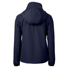 Chicago Bears Cutter & Buck Women's Charter Eco Recycled Half-Zip Hoodie Anorak Jacket Navy - NFL