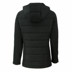 Denver Broncos Cutter & Buck Women's Evoke Hybrid Eco Softshell Recycled Full-Zip Hoodie Jacket Black - NFL
