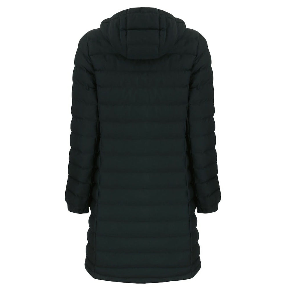Cincinnati Bengals Cutter & Buck Women's Mission Ridge Repreve Eco Insulated Full-Zip Hoodie Long Puffer Jacket Black - NFL