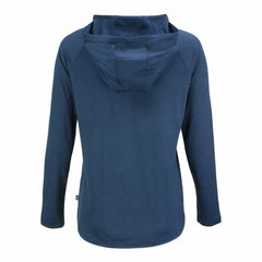 Seattle Seahawks Cutter & Buck Women's Coastline Epic Comfort Eco Recycled Long Sleeve Hoodie T-Shirt Navy - NFL
