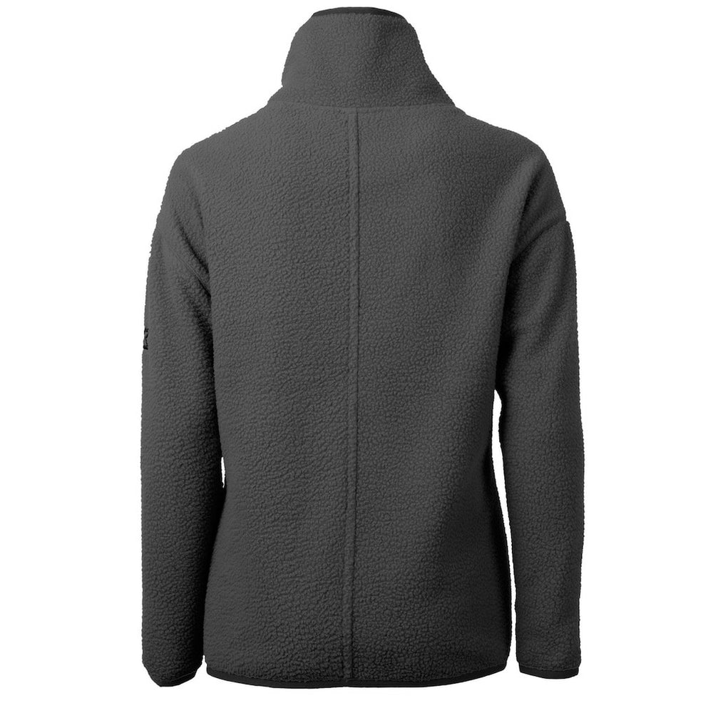 Minnesota Vikings Cutter & Buck Women's Cascade Eco Sherpa Fleece Half-Zip Jacket Gray - NFL