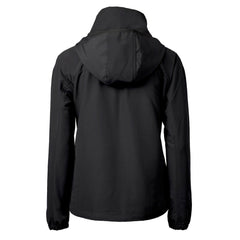 Philadelphia Eagles Cutter & Buck Women's Charter Eco Recycled Half-Zip Hoodie Anorak Jacket Black - NFL