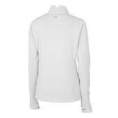 Tennessee Titans Cutter & Buck Women's Traverse Stretch DryTec Quarter-Zip Top White - NFL