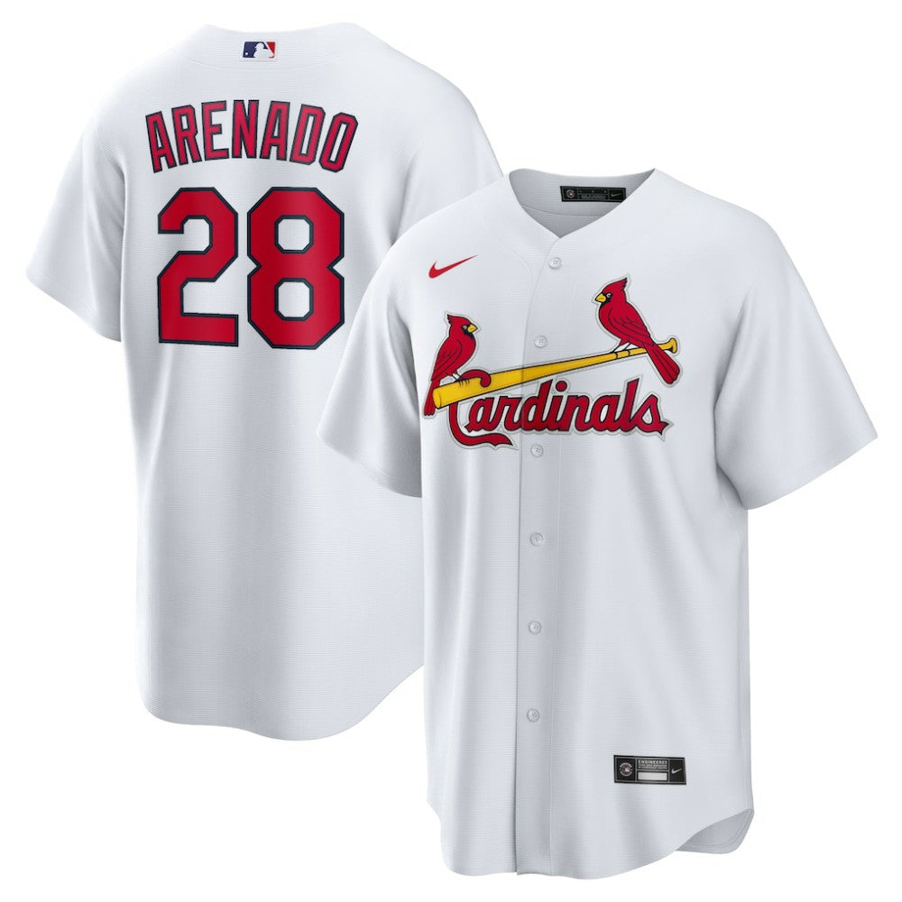 Nolan Arenado St. Louis Cardinals Nike 2024 Home Replica Jersey Lifestyle