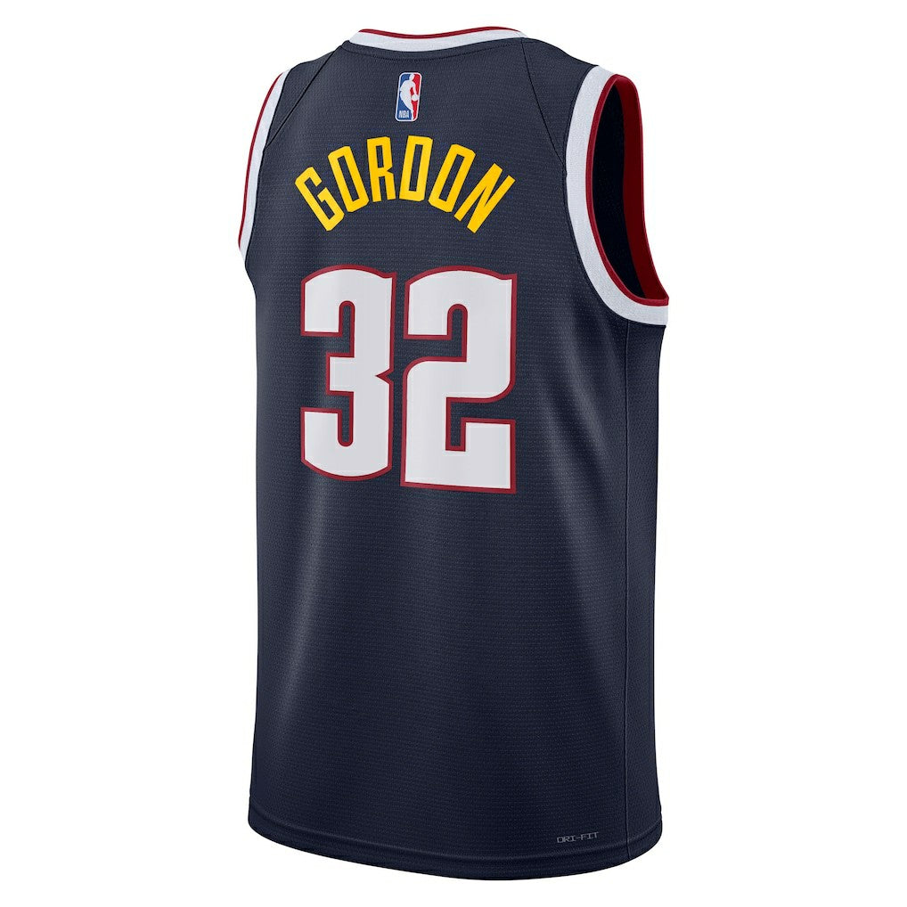 Nike - Aaron Gordon Denver Nuggets Unisex Swingman Replica Jersey - Icon Editi- Navy