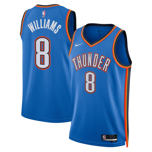 Jalen Williams Oklahoma City Thunder Unisex Swingman Replica Jersey - Icon Edition - Blue | NBA Jerseys
