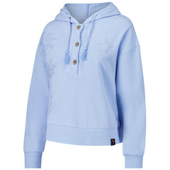 Dallas Cowboys Margaritaville Women's Island Dream Solid Pullover Hoodie Light Blue - NFL