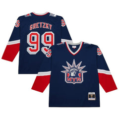 Wayne Gretzky New York Rangers Mitchell & Ness Youth 1996/97  Power Play Player Jersey