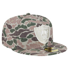 Las Vegas Raiders New Era Geo Camo 59FIFTY Fitted Hat - NFL