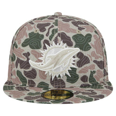 Miami Dolphins New Era Geo Camo 59FIFTY Fitted Hat - NFL