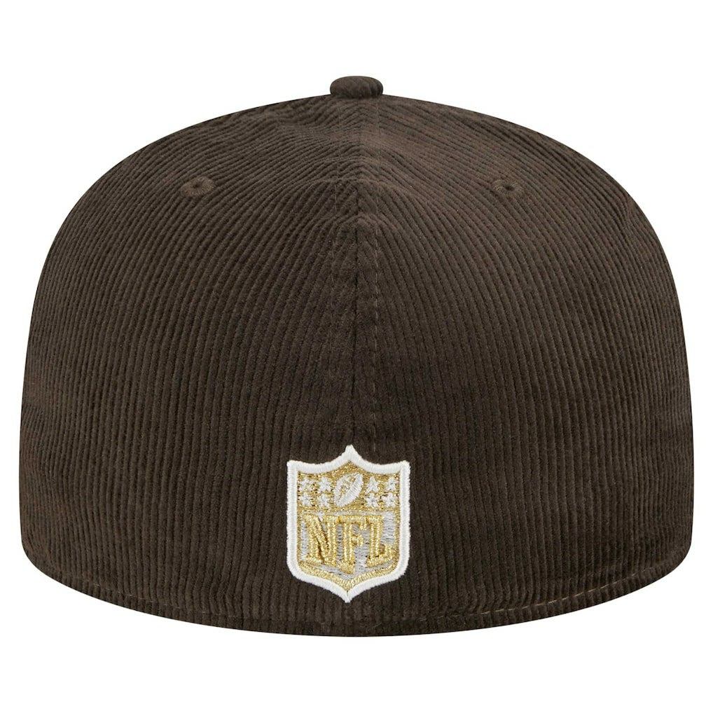Miami Dolphins New Era Choco Cord 59FIFTY Fitted Hat Brown - NFL