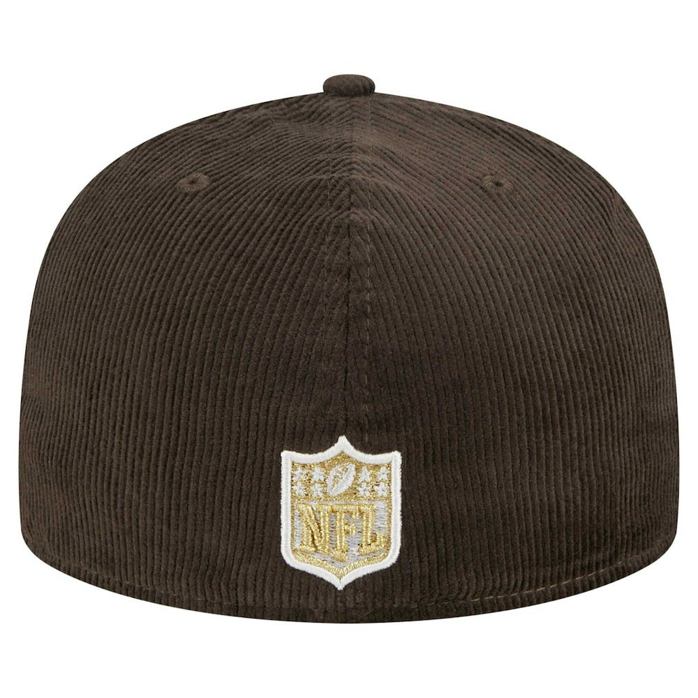 Miami Dolphins New Era Choco Cord 59FIFTY Fitted Hat Brown - NFL