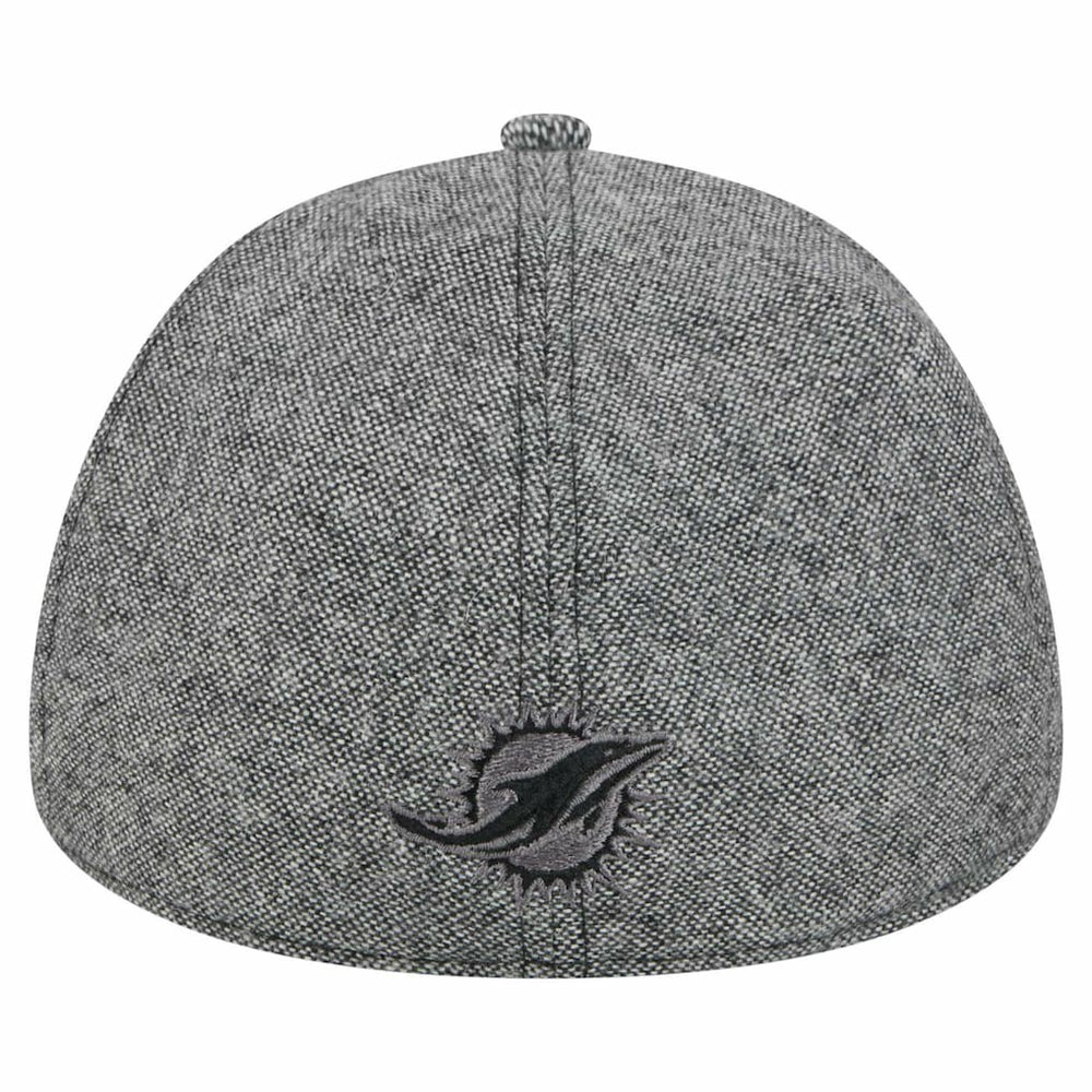 Miami Dolphins New Era Peaky Duckbill Fitted Hat Gray - NFL