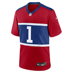 Malik Nabers New York Giants Youth Game Jersey Red - Nike