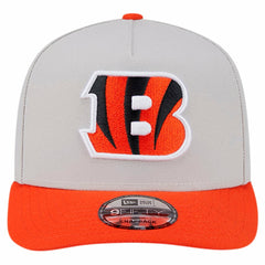 Cincinnati Bengals New Era Decent 9FIFTY A-Frame Snapback Hat Stone - NFL