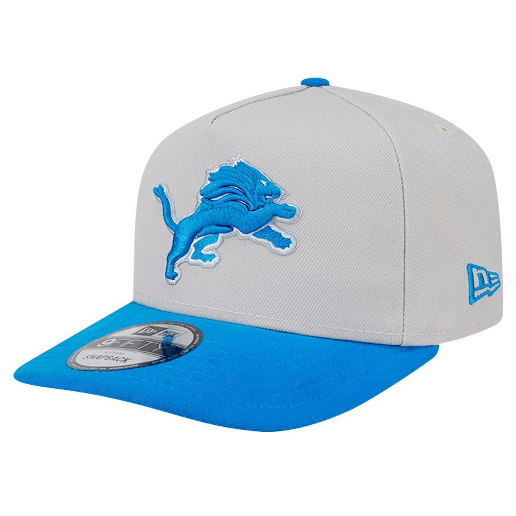 Detroit Lions New Era Decent 9FIFTY A-Frame Snapback Hat Stone - NFL