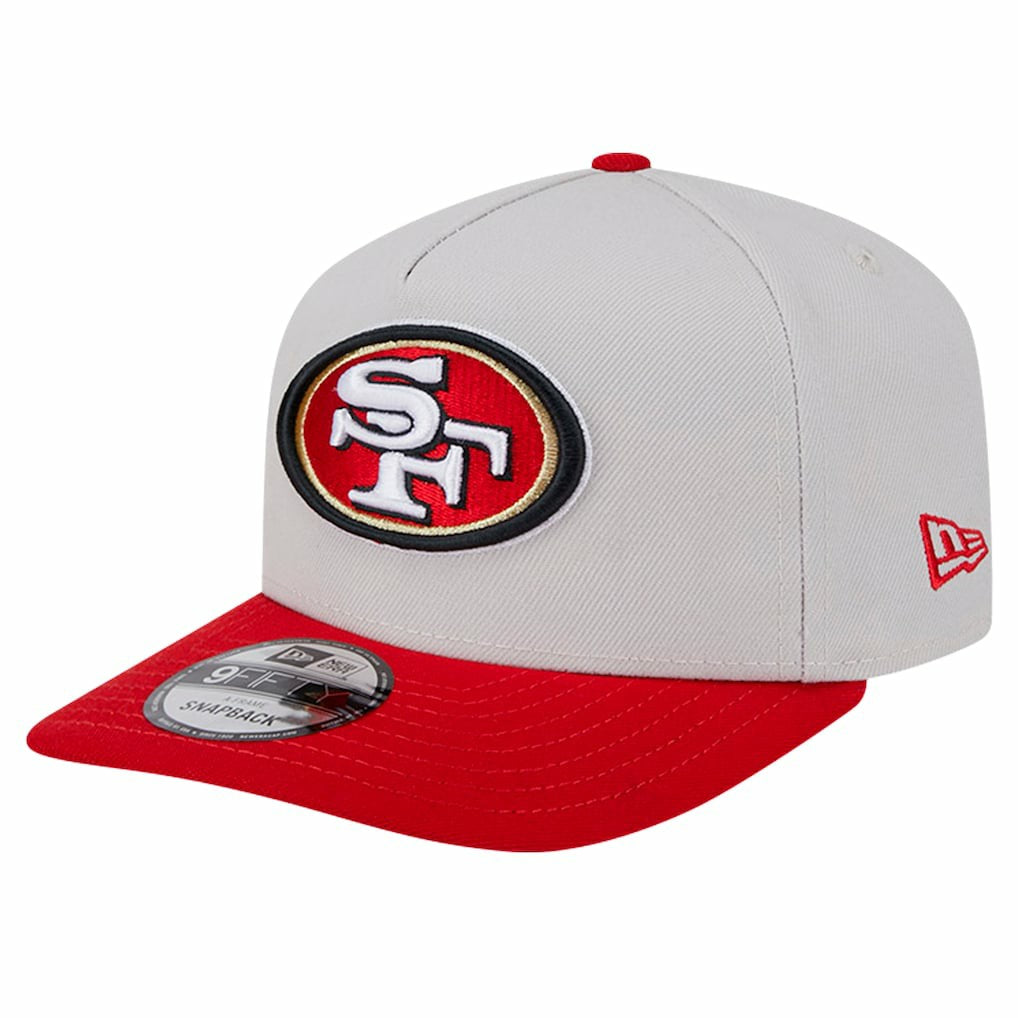 San Francisco 49ers New Era Decent 9FIFTY A-Frame Snapback Hat Stone - NFL