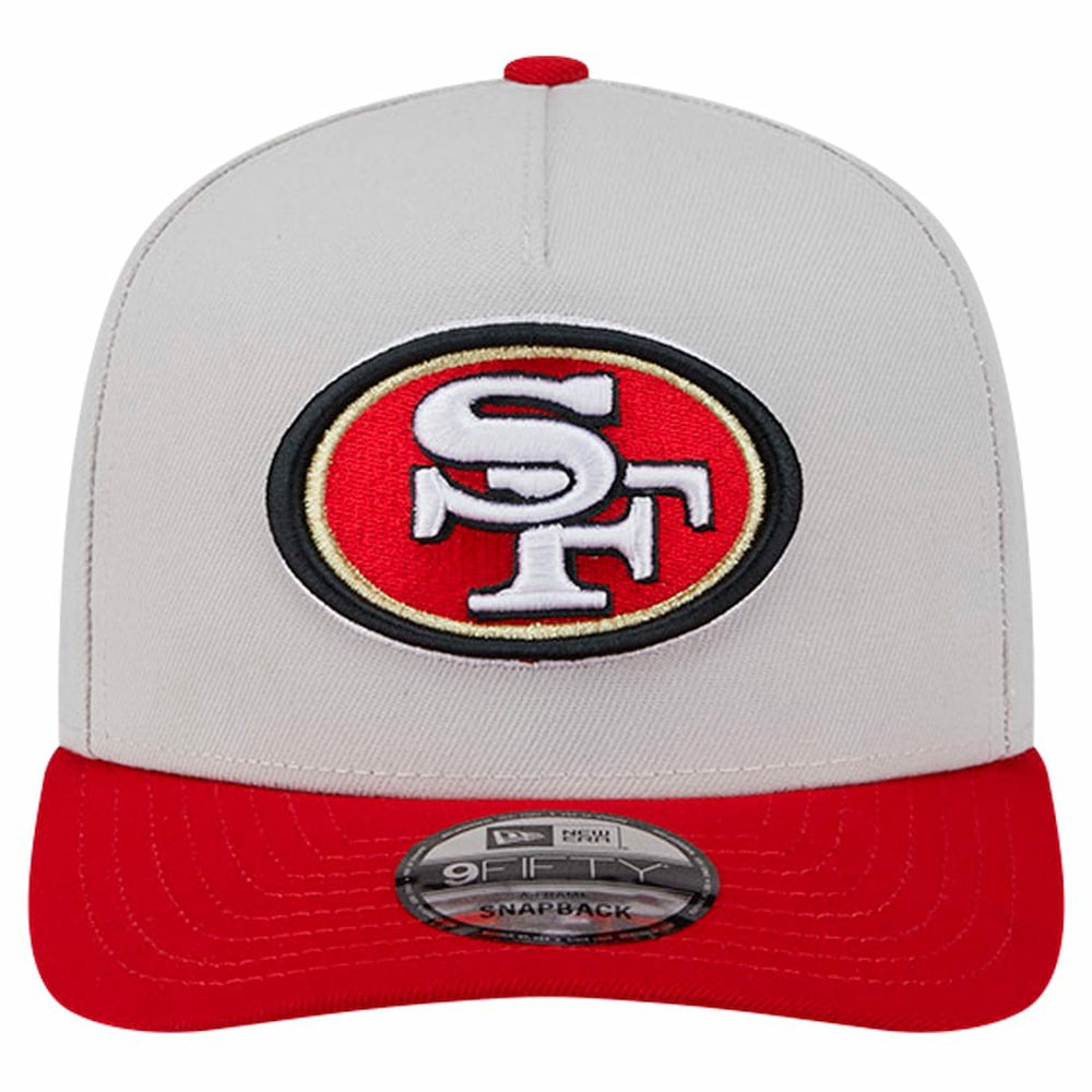 San Francisco 49ers New Era Decent 9FIFTY A-Frame Snapback Hat Stone - NFL