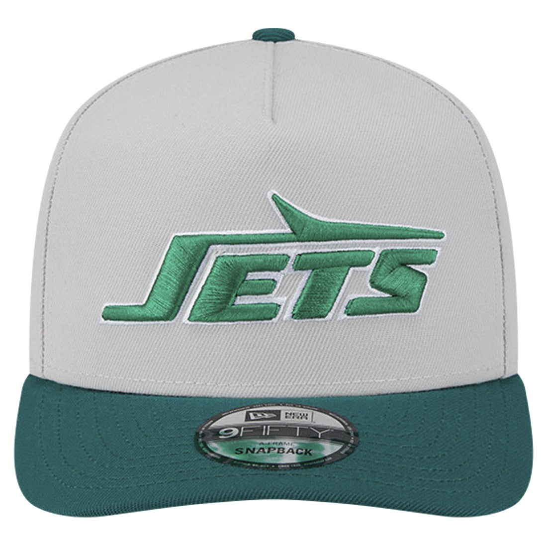 New York Jets New Era Decent 9FIFTY A-Frame Snapback Hat Stone - NFL
