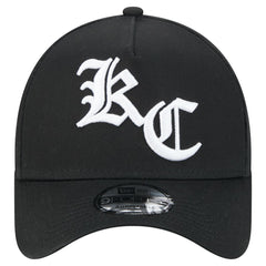 Kansas City Chiefs New Era Mystic 9FORTY A-Frame Adjustable Hat Black - NFL