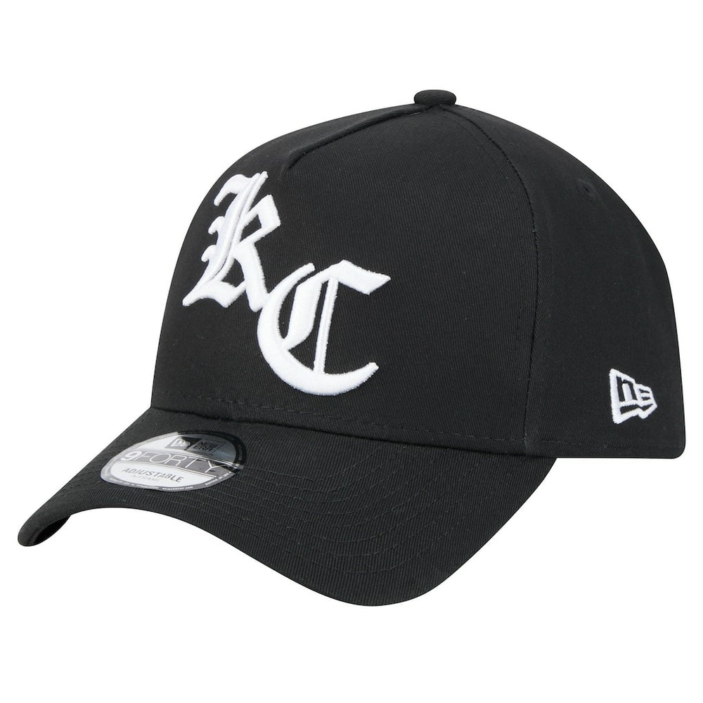 Kansas City Chiefs New Era Mystic 9FORTY A-Frame Adjustable Hat Black - NFL
