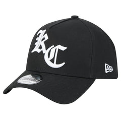 Kansas City Chiefs New Era Mystic 9FORTY A-Frame Adjustable Hat Black - NFL