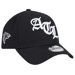Atlanta Falcons New Era Mystic 9FORTY A-Frame Adjustable Hat Black - NFL