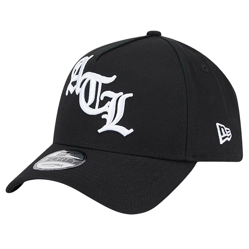 Atlanta Falcons New Era Mystic 9FORTY A-Frame Adjustable Hat Black - NFL