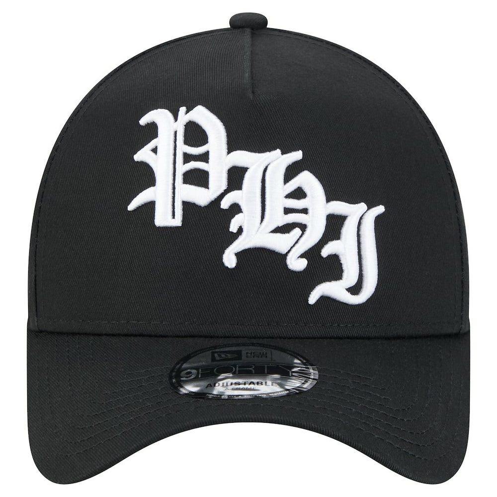 Philadelphia Eagles New Era Mystic 9FORTY A-Frame Adjustable Hat Black - NFL