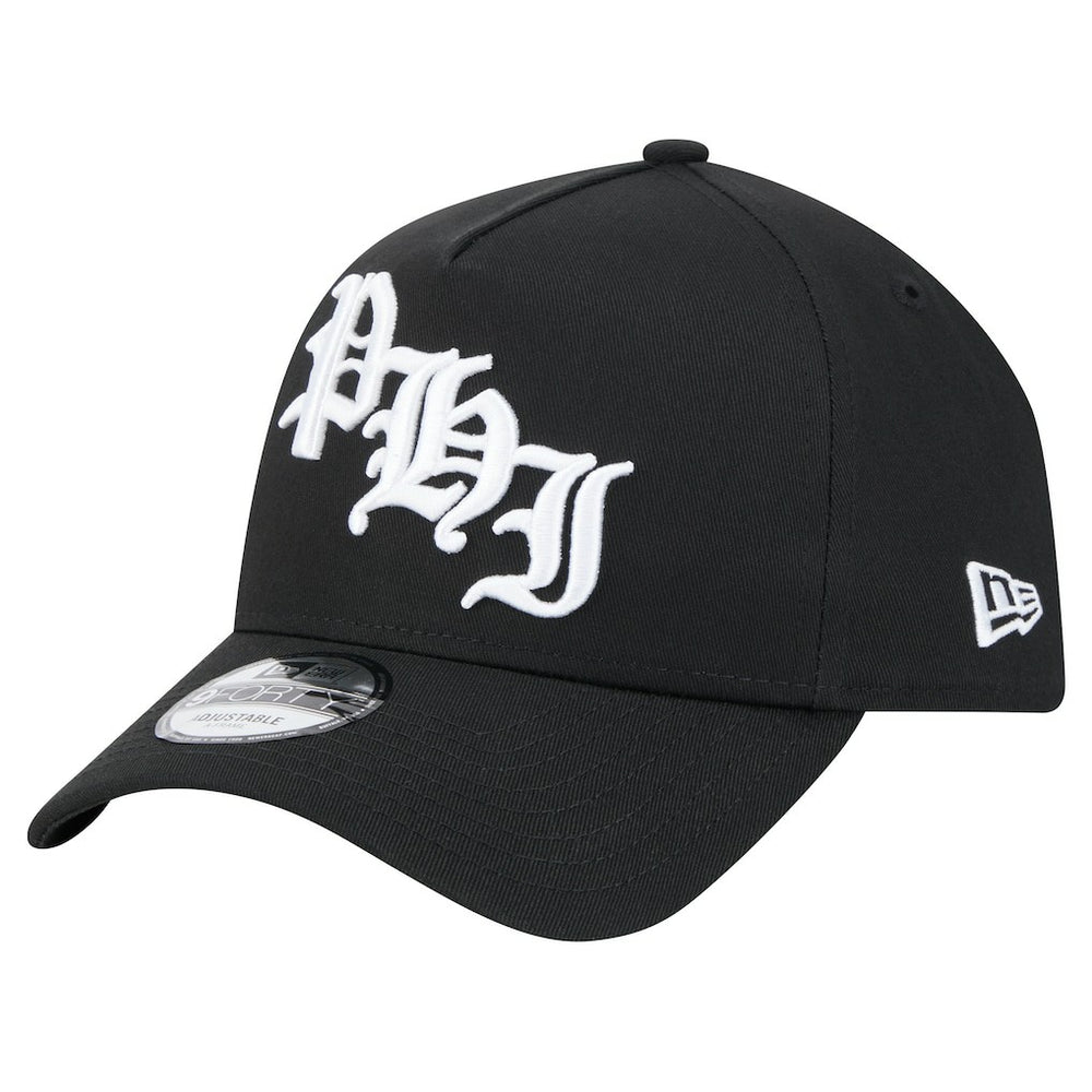 Philadelphia Eagles New Era Mystic 9FORTY A-Frame Adjustable Hat Black - NFL