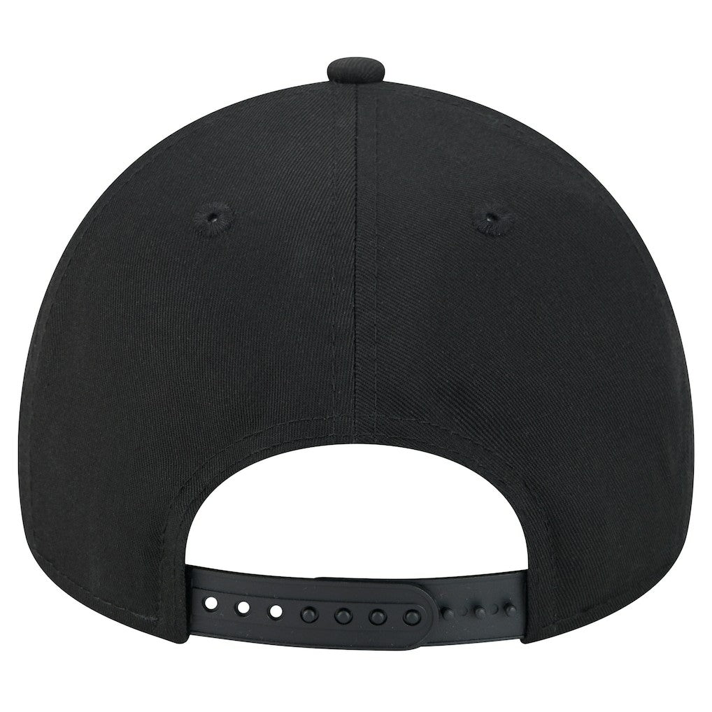 Pittsburgh Steelers New Era Mystic 9FORTY A-Frame Adjustable Hat Black - NFL