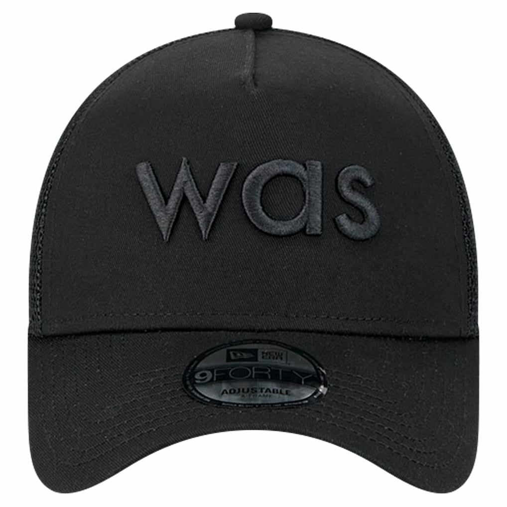 Washington Commanders New Era Domain 9FORTY A-Frame Trucker Adjustable Hat Black - NFL
