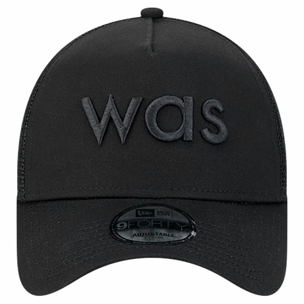 Washington Commanders New Era Domain 9FORTY A-Frame Trucker Adjustable Hat Black - NFL