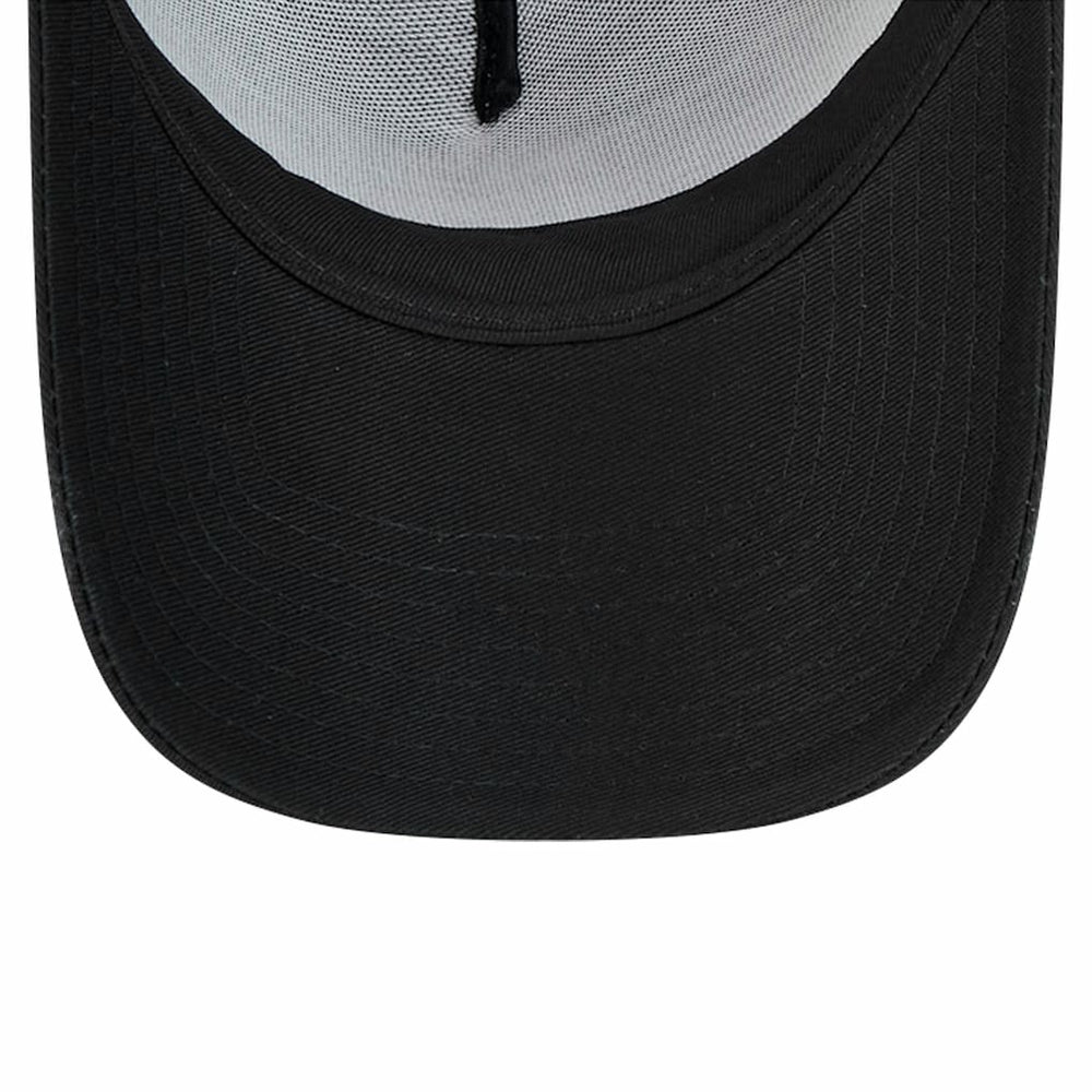 Las Vegas Raiders New Era Domain 9FORTY A-Frame Trucker Adjustable Hat Black - NFL