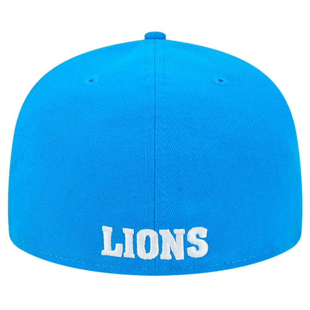 Detroit Lions New Era Omaha Throwback 59FIFTY Fitted Hat Blue - NFL
