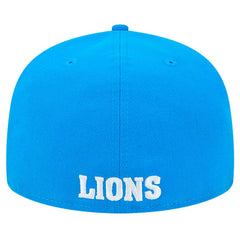 Detroit Lions New Era Omaha Throwback 59FIFTY Fitted Hat Blue - NFL