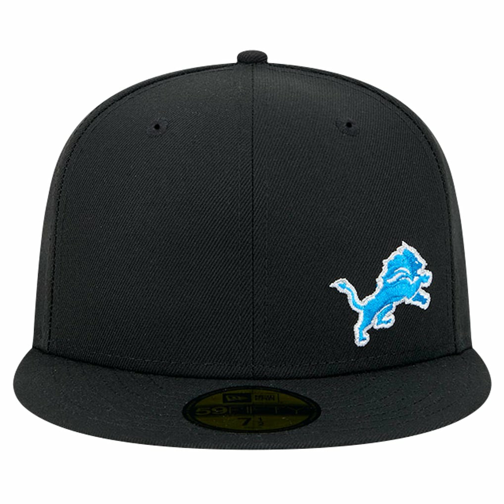 Detroit Lions New Era Flawless 59FIFTY Fitted Hat Black - NFL