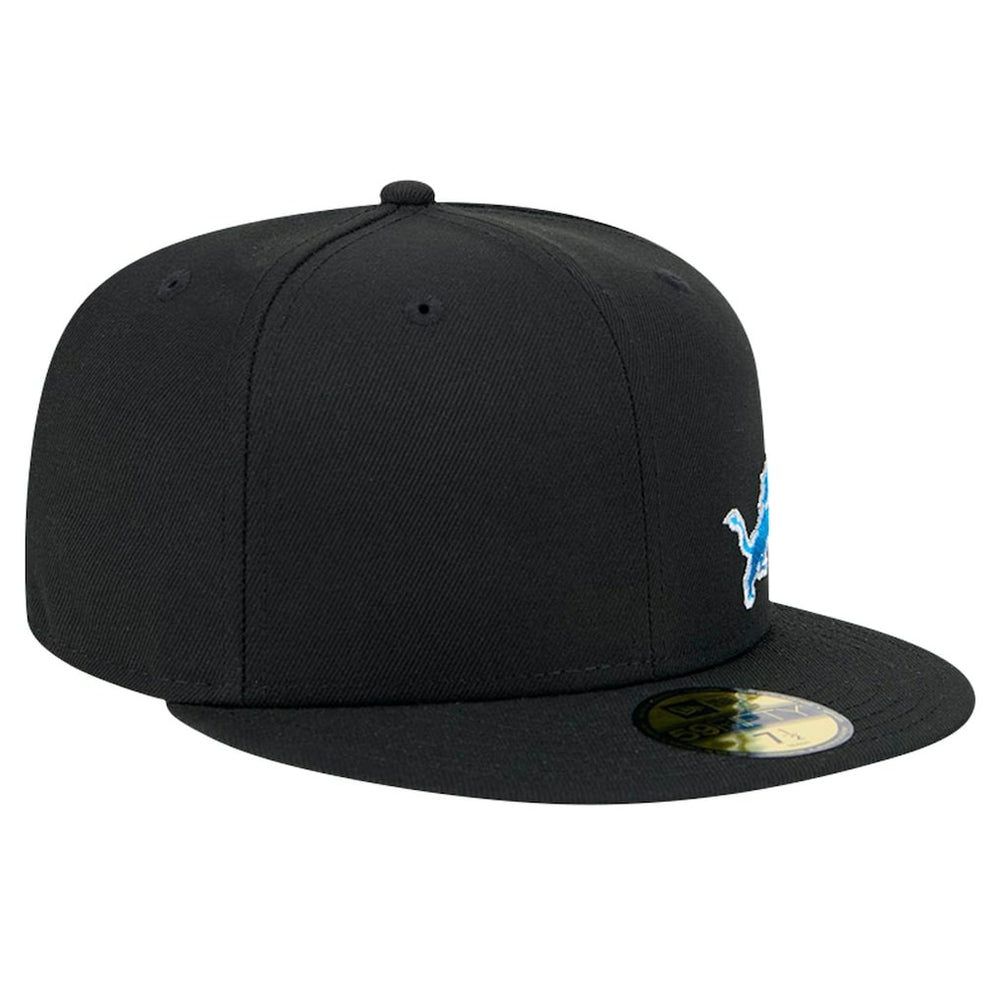 Detroit Lions New Era Flawless 59FIFTY Fitted Hat Black - NFL
