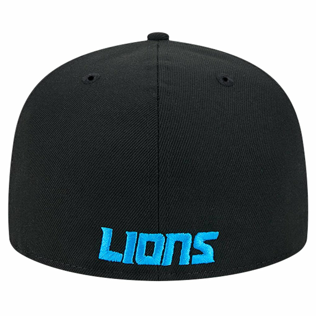 Detroit Lions New Era Flawless 59FIFTY Fitted Hat Black - NFL