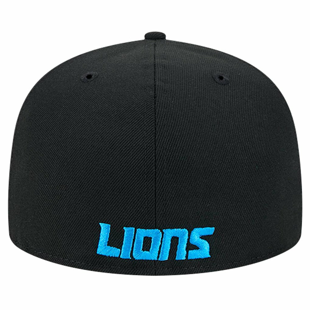 Detroit Lions New Era Flawless 59FIFTY Fitted Hat Black - NFL