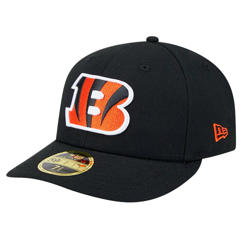 Cincinnati Bengals New Era Omaha Low Profile 59FIFTY Fitted Hat Black - NFL