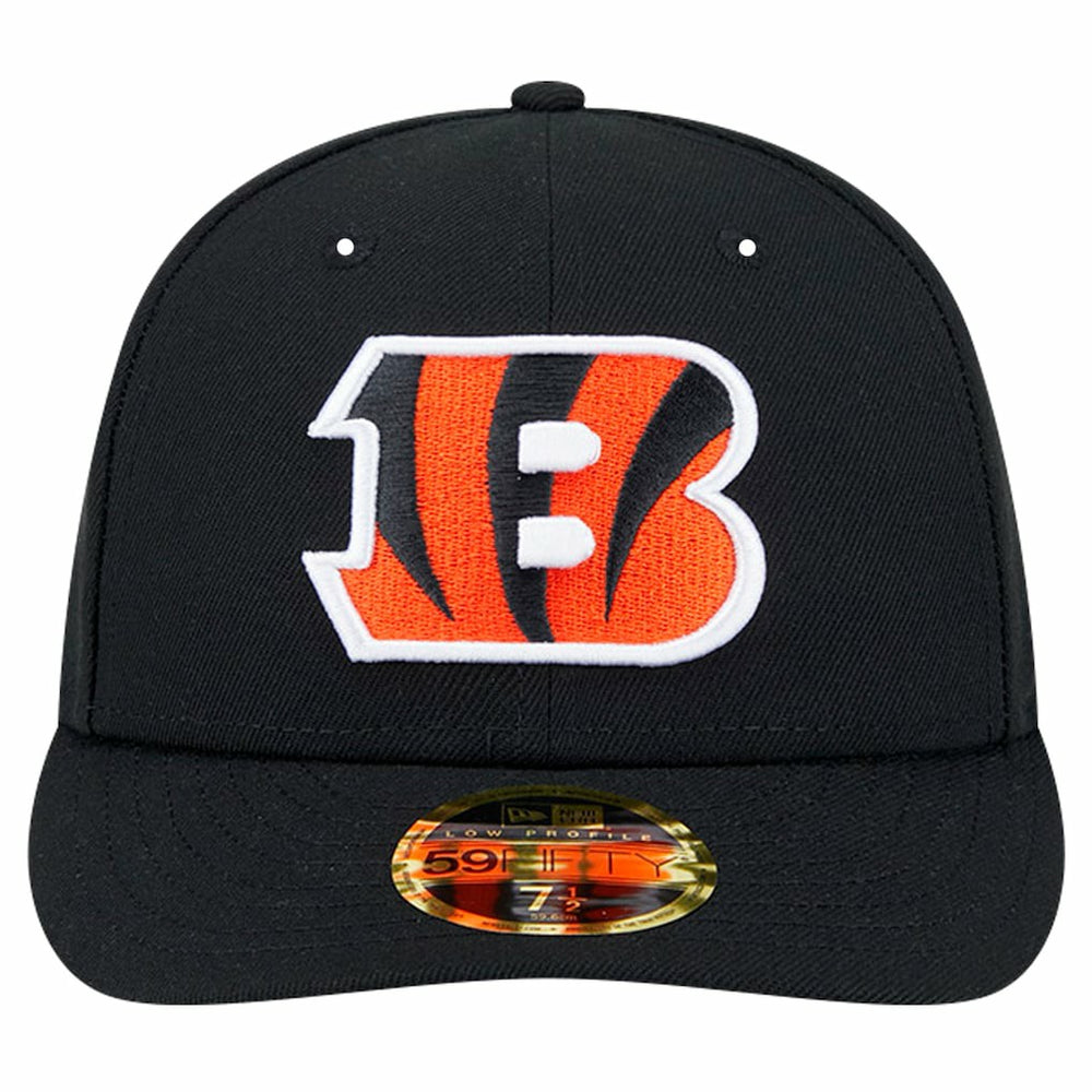 Cincinnati Bengals New Era Omaha Low Profile 59FIFTY Fitted Hat Black - NFL