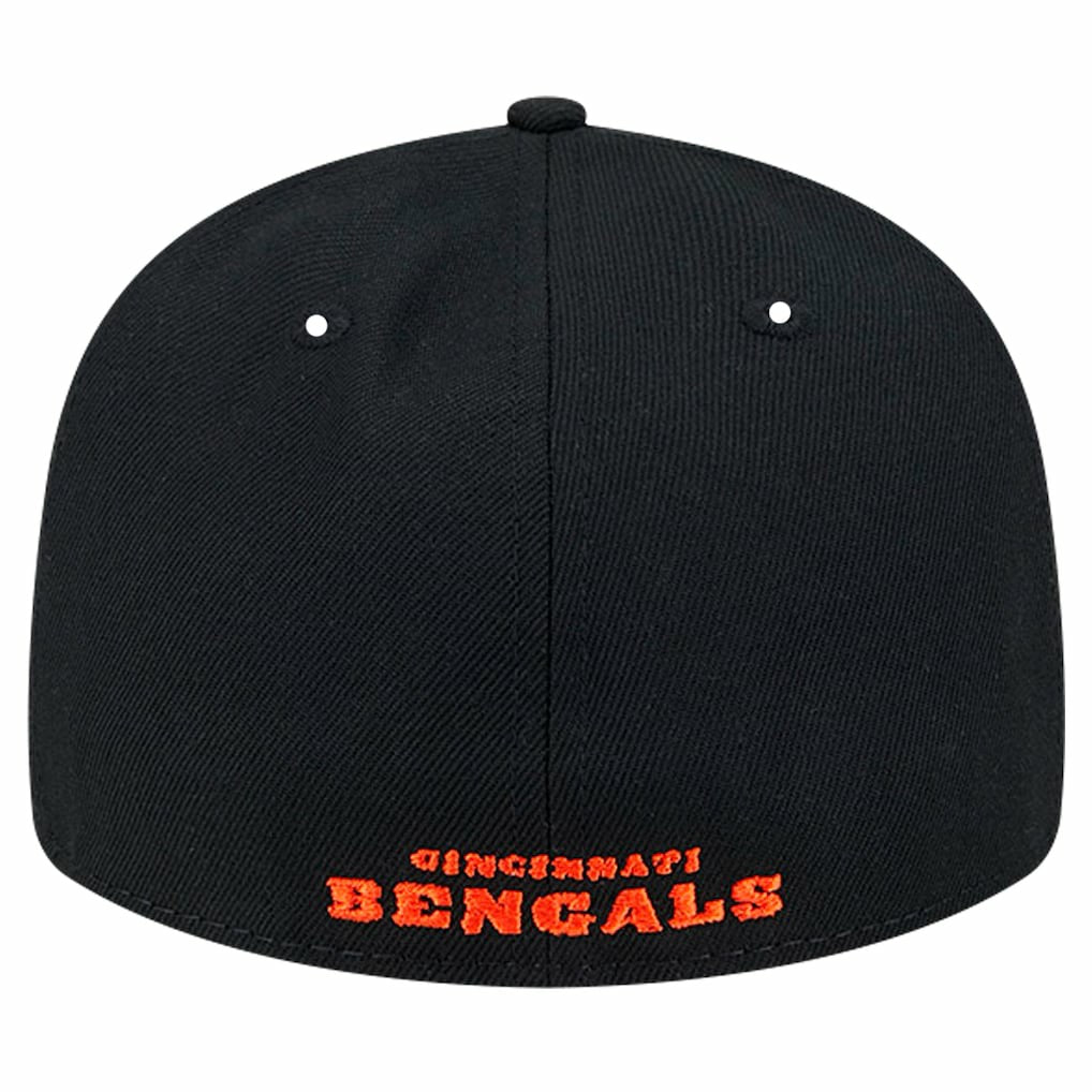 Cincinnati Bengals New Era Omaha Low Profile 59FIFTY Fitted Hat Black - NFL