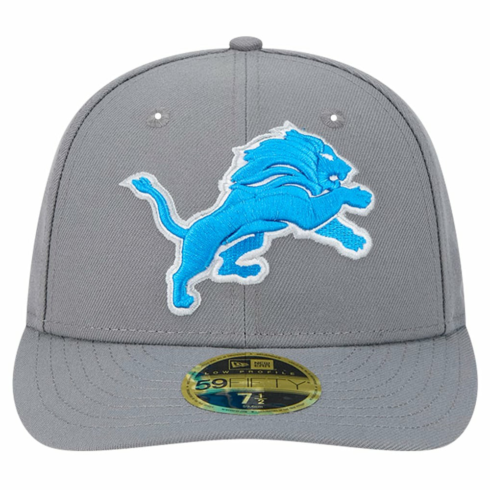 Detroit Lions New Era Omaha Low Profile 59FIFTY Fitted Hat Gray - NFL