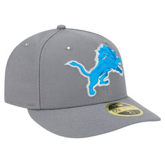 Detroit Lions New Era Omaha Low Profile 59FIFTY Fitted Hat Gray - NFL