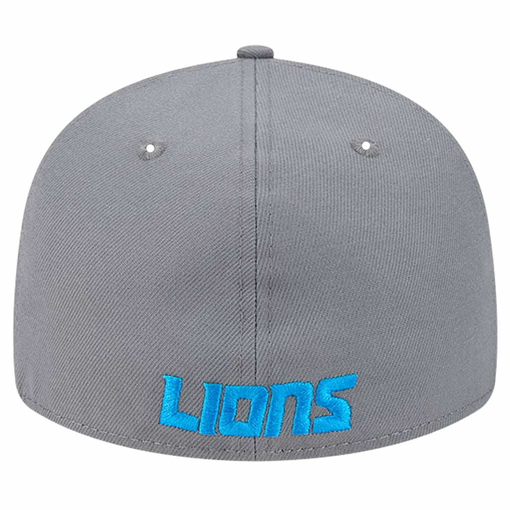 Detroit Lions New Era Omaha Low Profile 59FIFTY Fitted Hat Gray - NFL