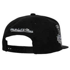 Chicago Blackhawks Mitchell & Ness Core Top Spot Snapback Hat Black